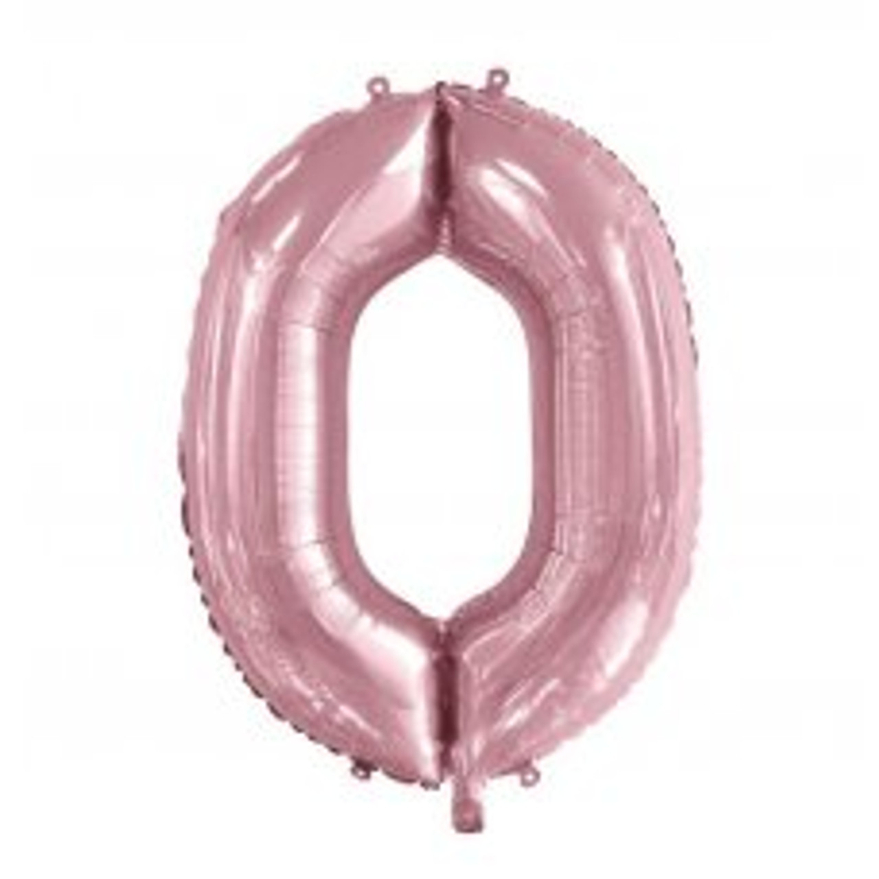 213760 0 NUMERAL LIGHT PINK FOIL BALLOON 87CM/34 INCH . INC HELIUM, WEIGHT, RIBBON