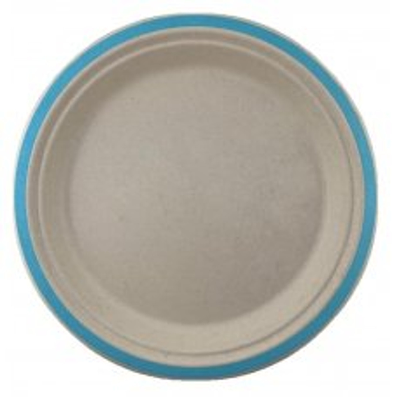 ECO SUGARCANE LUNCH PLATES 180MM LIGHT BLUE