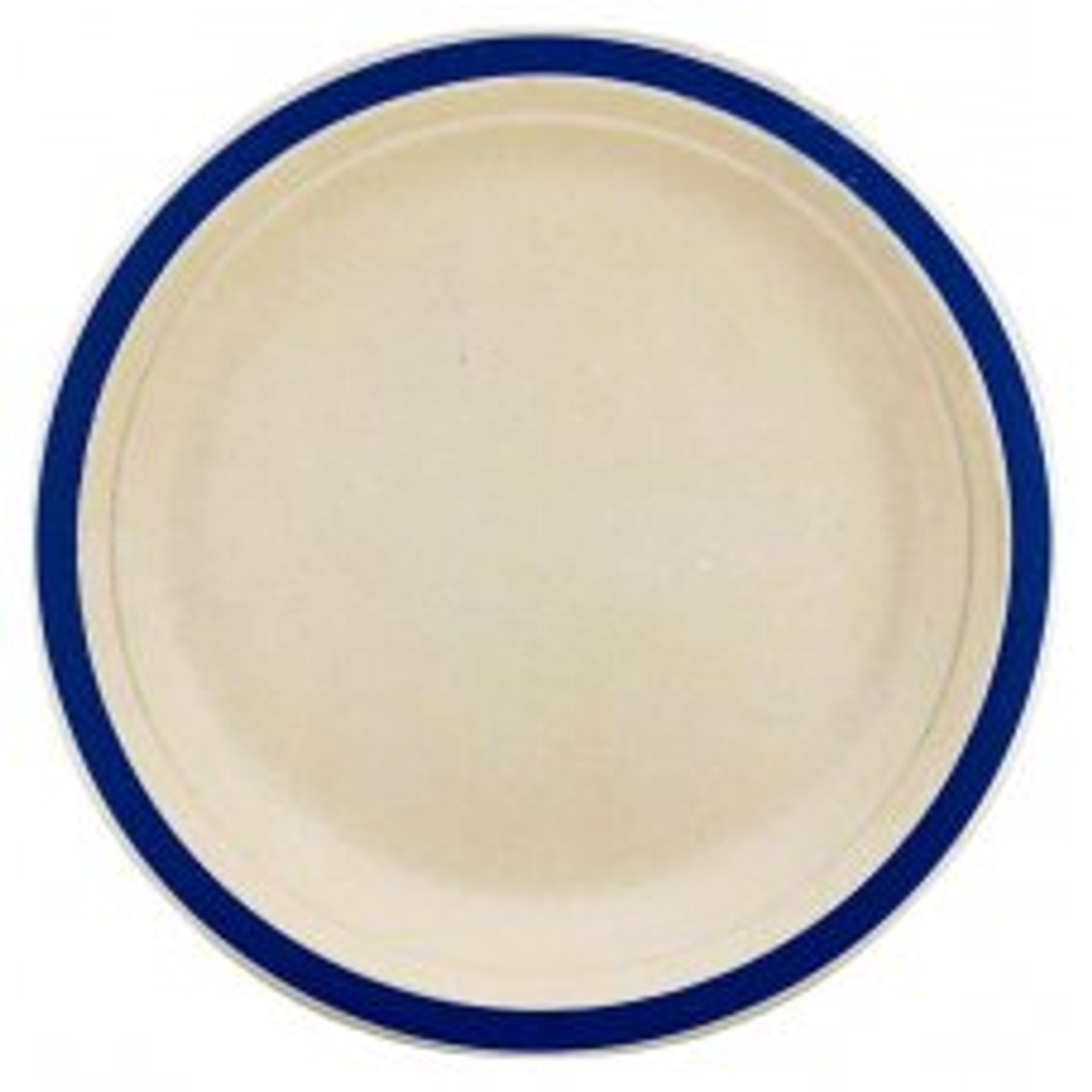 ECO SUGARCANE LUNCH PLATES 180MM ROYAL BLUE