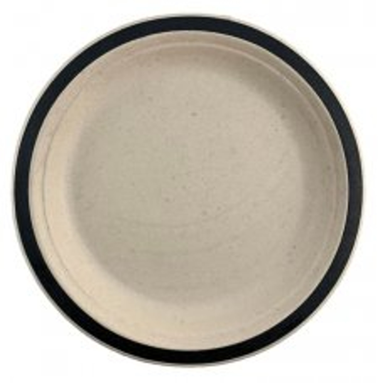 ECO SUGARCANE LUNCH PLATES 180MM BLACK