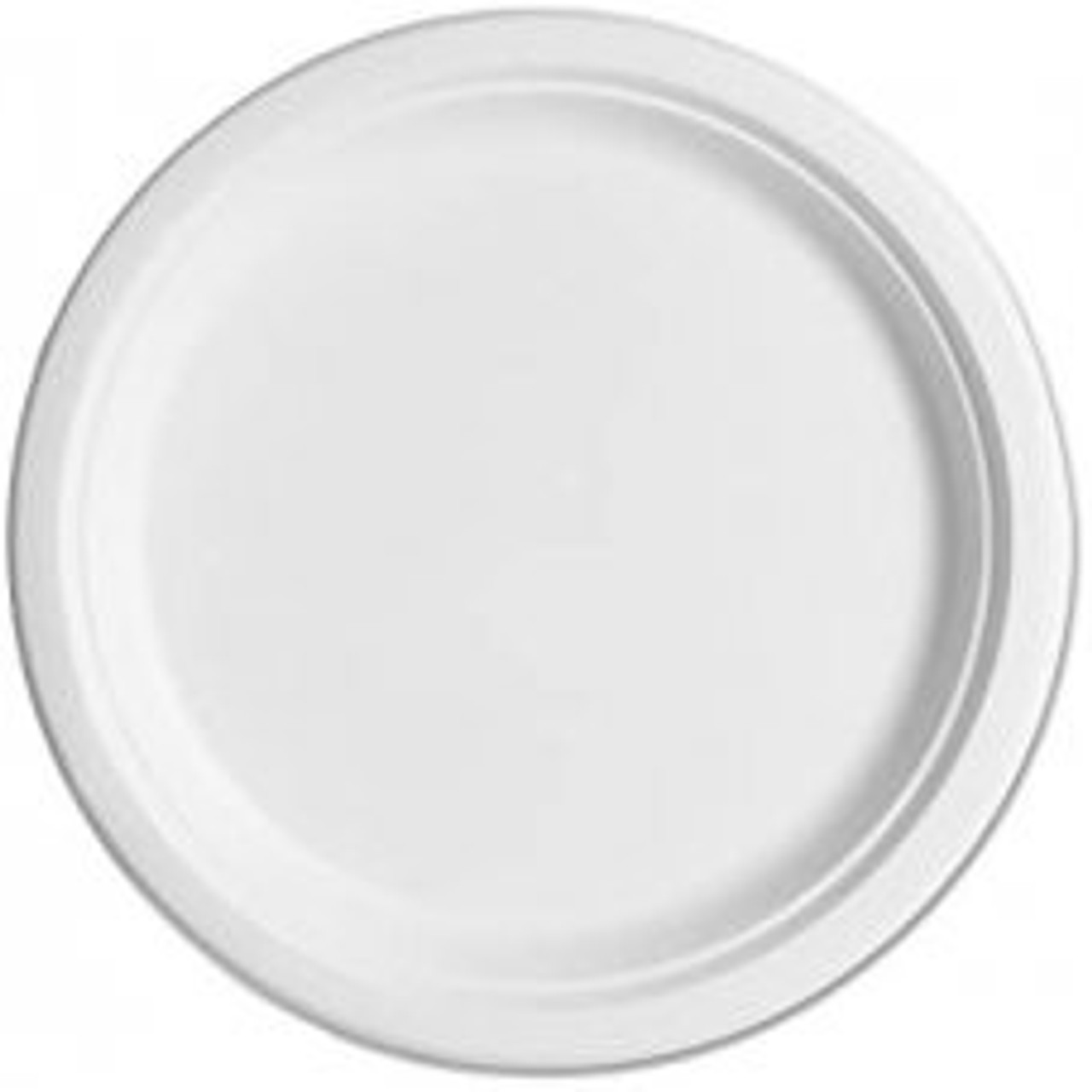 ECO SUGARCANE LUNCH PLATES 230MM WHITE PACK 10
