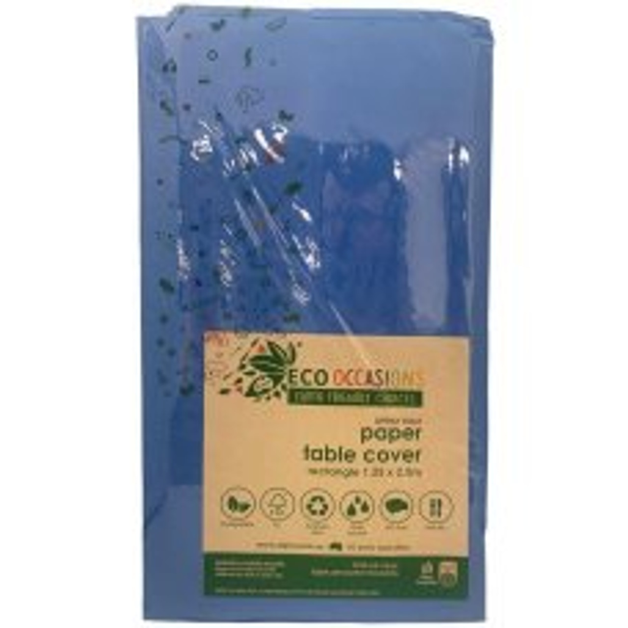 PAPER TABLECOVER RECTANGLE 250 X 125CM ROYAL BLUE