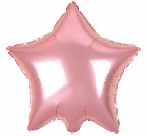 E4167 LIGHT PINK STAR FOIL 45cm