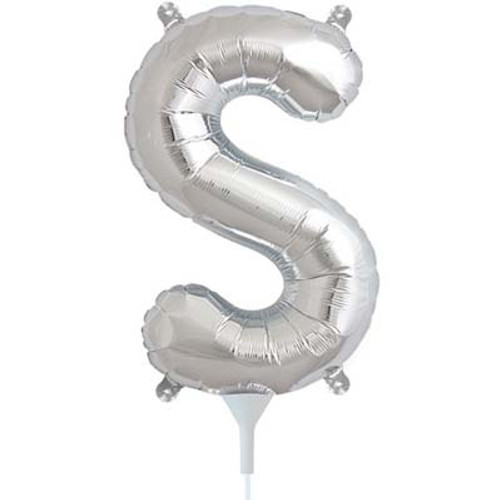 E2788 SILVER LETTER S FOIL 35cm