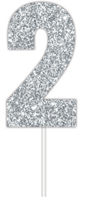 E4098 SILVER GLITTER TOPPER 2