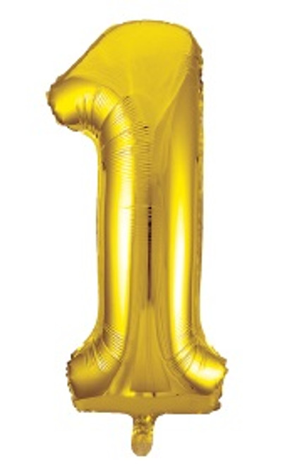 E3256 GIANT NUMERAL FOIL 86cm GOLD 1
