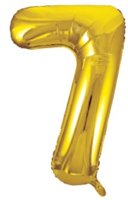 E3262 GIANT NUMERAL FOIL 86cm GOLD 7