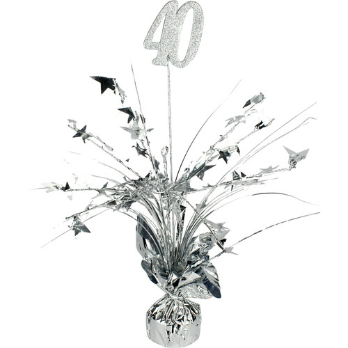 CENTREPIECE SILVER 40th MULTI SPRAY Code -  E3175