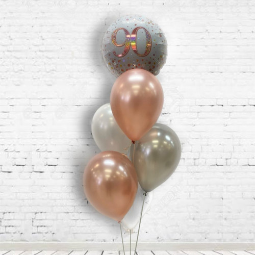 BALLOON BOUQUET-STANDARD FOIL & FIVE LATEX BOUQUET
