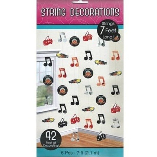 AM670161 STRING DECORATIONS 50'S 6PK