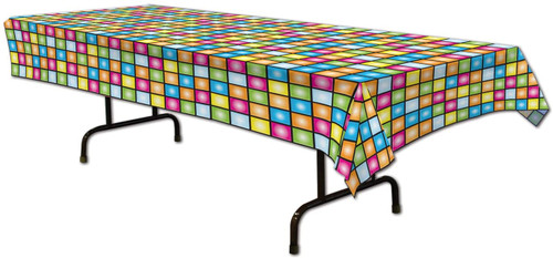 BE57923 TABLECOVER 70s DISCO