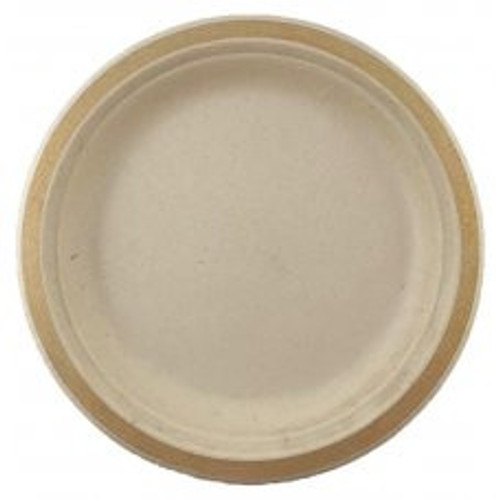 ECO SUGARCANE LUNCH PLATES 230MM GOLD PACK 10