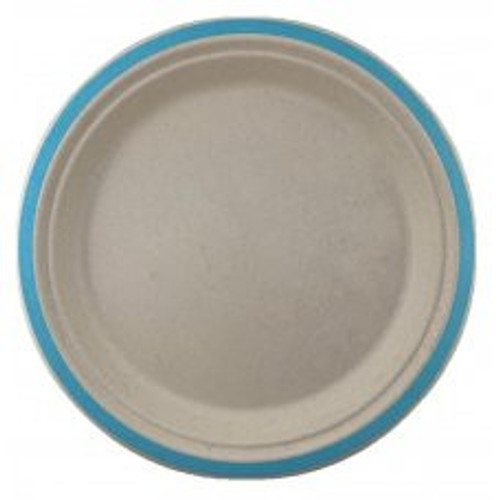 ECO SUGARCANE LUNCH PLATES 230MM LIGHT BLUE PACK 10