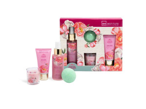 IDC INSTITUTE Scented Garden Peony Bath Set