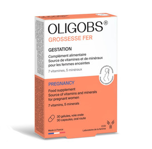 Oligobs Grossesse Fer 30 Capsules