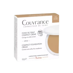 Avène Couvrance Compact Foundation Cream - Matte Finish - Natural