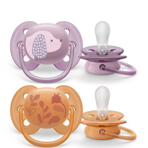 Avent Ultra Air  Soft  Soother Girl 6-18M