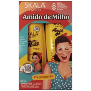 Kit Shampoo325ml+Conditioner200ml Skala Amido De Milho Oferta