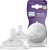 Avent 2 Disposable Silicone Teats Newborn Natural 0M+