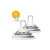 Avent 2 Disposable Silicone Fast Flow 4 Teats 6M+ Natural