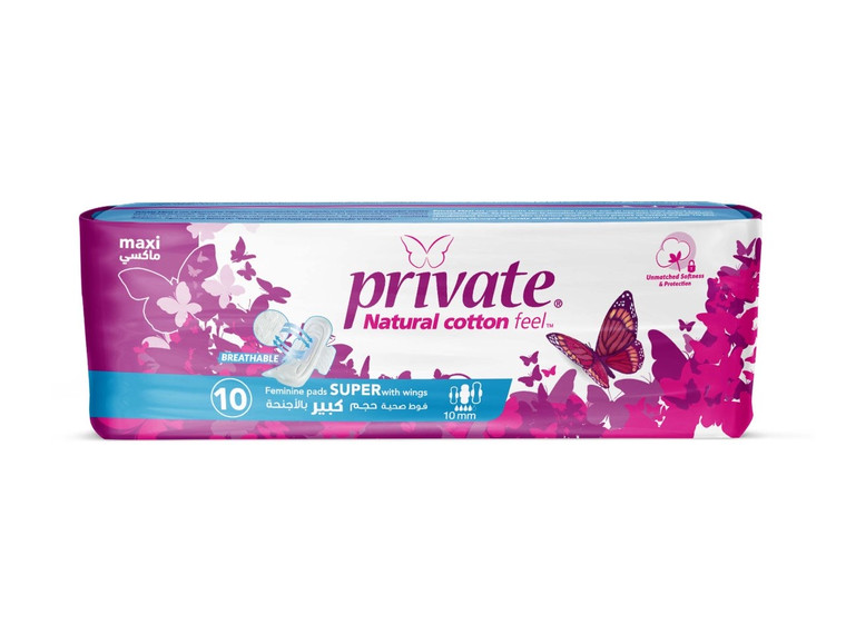 Private Maxi Super 10 Pads