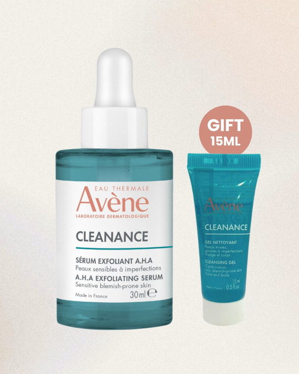 Avène Cleanance AHA Exfoliating Serum DUO