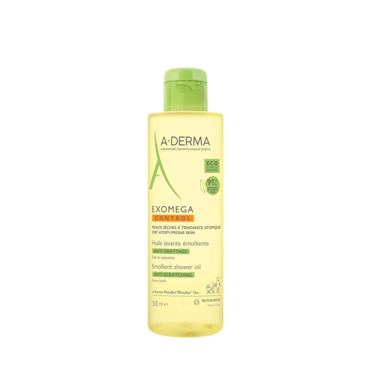 A‑Derma Exomega Emollient Cleansing Oil – 500 ml