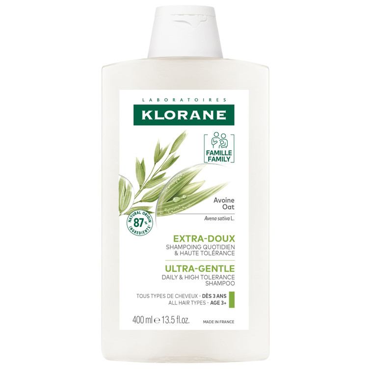 Klorane Shampoo with Oat Milk For All Hair Types3 – 400 ml