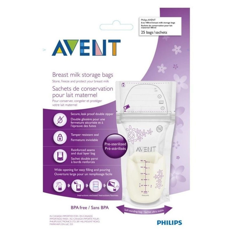 Avent Breast Milk Storage Bags 180ML