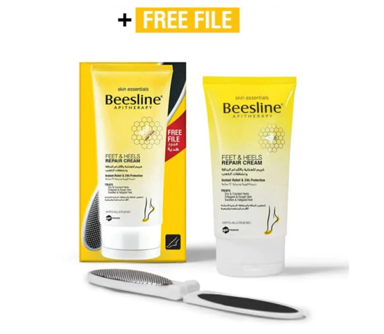 Beesline Feet & Heels Repair Cream 150ML+File Free