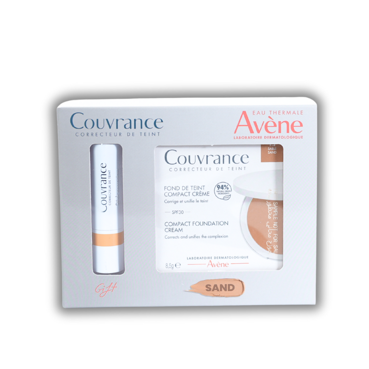 Avene Couvrance Compact Foundation Cream Sand 1.2 +Stick Correcteur
