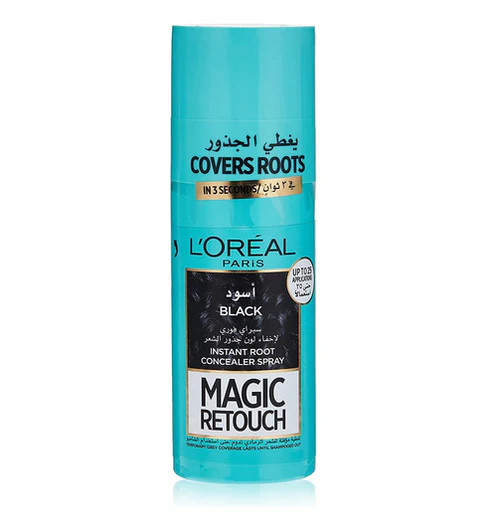 L'Oreal Paris Magic Retouch Temporary Hair Color Spray - Black 75ml