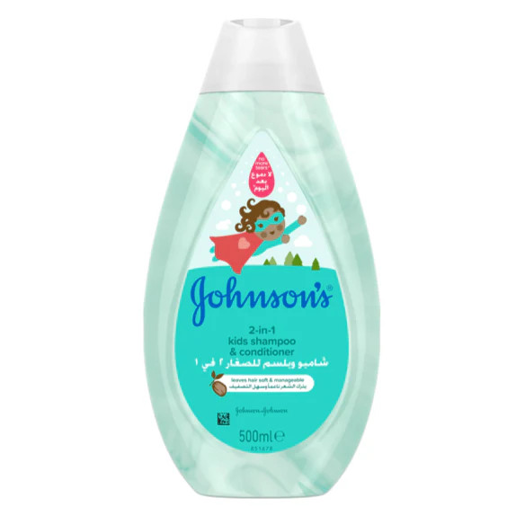 Johnson’s 2-in-1 Kids Shampoo & Conditioner 500ML