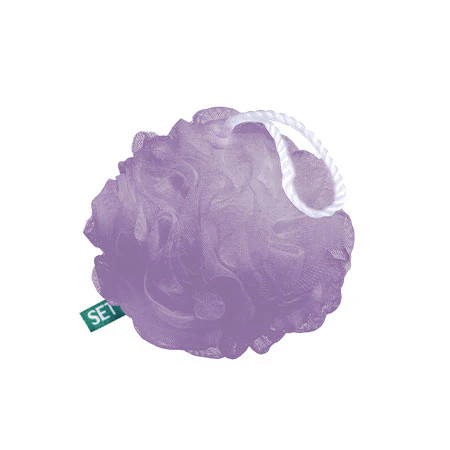 The Body Set Mesh Bath Sponge Purple
