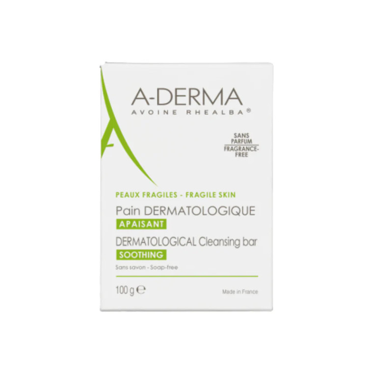 A-Derma Dermatological Bread Oat Milk Soothing Cleansing Bar