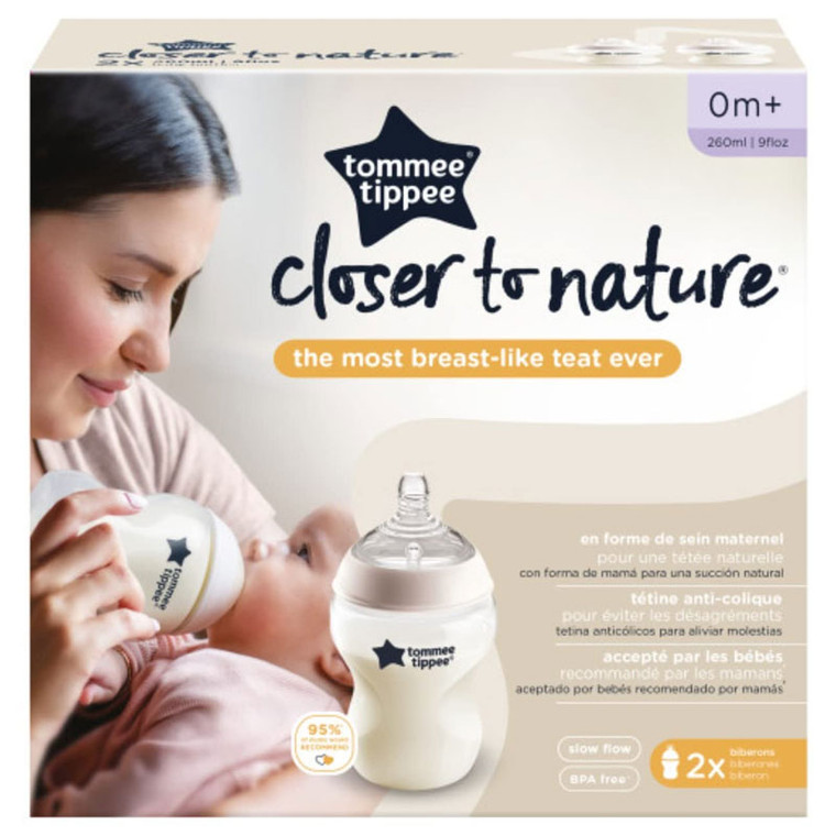 Tommee Tippee CTN 2X 260ML BOTTLE