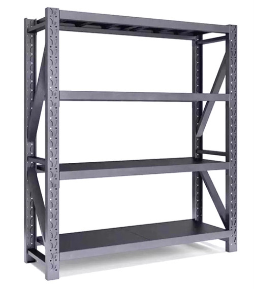 1.2m x 0.6m x 2m Heavy Duty Shelving - Charcoal