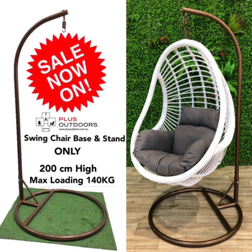 Swinging Chair Pole and Base-Single Egg Chair Straight Stand