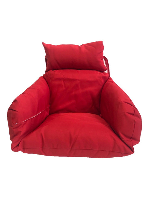 Single Egg Chair Armrest Cushion - Red