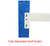 1.2m x 0.6m x 1.5m Heavy Duty Shelving - Blue & Grey