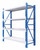 2m x 0.6m x 2m Heavy Duty Shelving - Blue & Grey