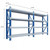 2.4m x 0.6m x 2.4m Heavy Duty Shelving - Blue & Grey