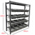 2m x 0.6m x 2m Shelving Charcoal with tub