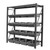 2m x 0.6m x 2m Shelving Charcoal with tub