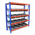 2m x 0.6m x 2m Shelving Blue & Orange with tub