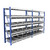 3m x 0.6m x 2m Shelving Charcoal with tub