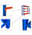 4m x 0.6m x 2m Heavy Duty Shelving - Blue & Orange