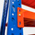 10m x 0.6m x 2m Heavy Duty Shelving - Blue & Orange