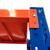 10m x 0.6m x 2.4m Heavy Duty Shelving - Blue & Orange