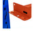 6M Metal Garage Shelving + Workbench - Blue & Orange